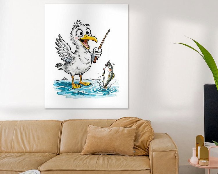 Example of the artwork in a room