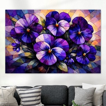 Violets and Cubism