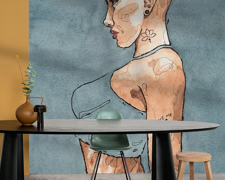 Example of the artwork in a room