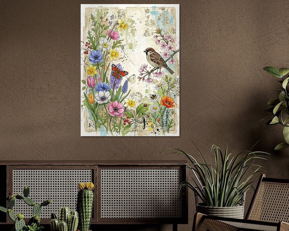 Example of the artwork in a room