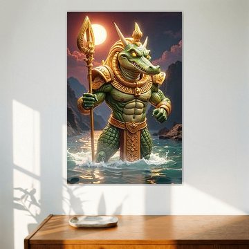 SOBEK – The Protector and God of Fertility by INFERAURUM