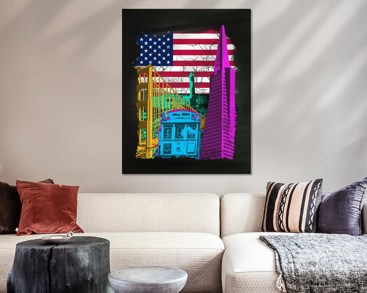 Example of the artwork in a room