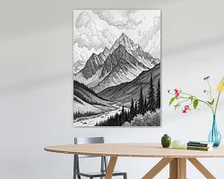 Example of the artwork in a room