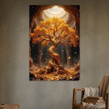 OPULYRA – Der Baum des Reichtums in einer Höhle