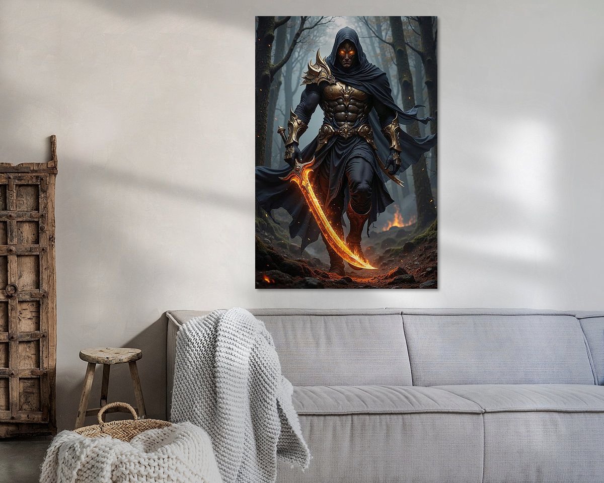 Example of the artwork in a room