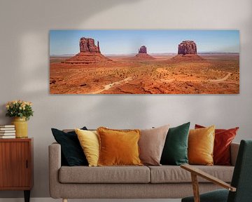 Gorgeous Monument Valley | panoramic view van Melanie Viola