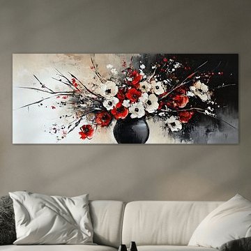 Gemälde mit Blumen 2.959 von ARTEO Gemälde