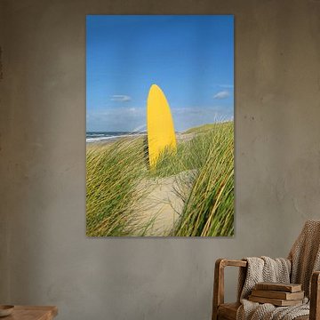 Waiting for the perfect wave by Theodor Decker