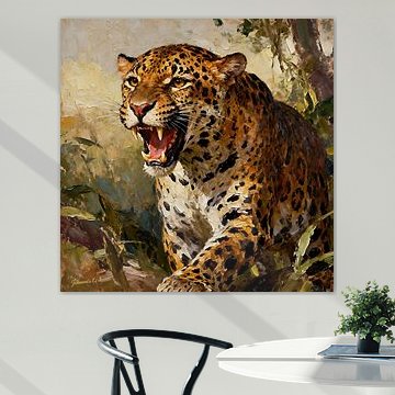 Wildtiere – Ungezähmte Anmut – Leopard 2 von Johannas Art Creations