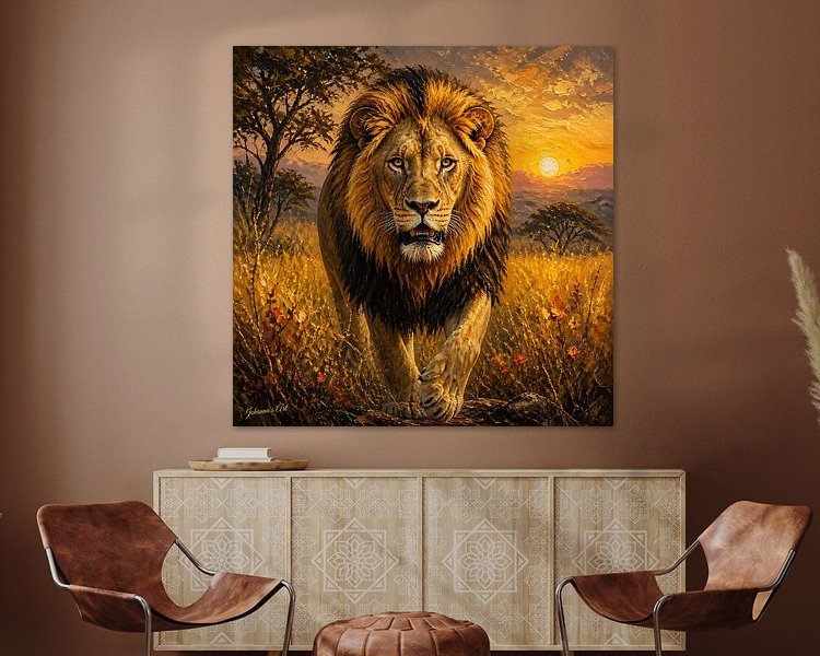 Example of the artwork in a room