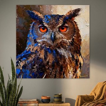 Wildlife - Untamed Grace - Owl 1 by Johannas Art Creations