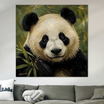 Tierwelt – Ungezähmte Anmut – Panda 1 von Johannas Art Creations