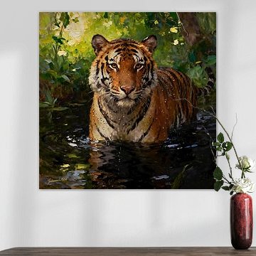 Wildtiere – Ungezähmte Anmut – Tiger 3 von Johannas Art Creations
