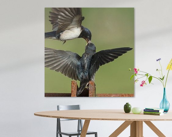 Example of the artwork in a room