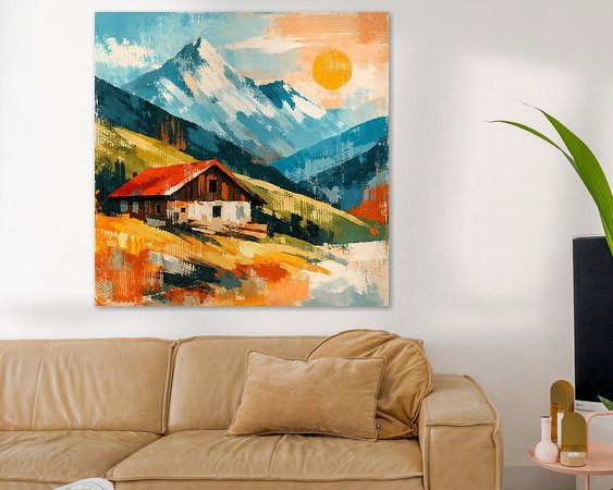 Example of the artwork in a room