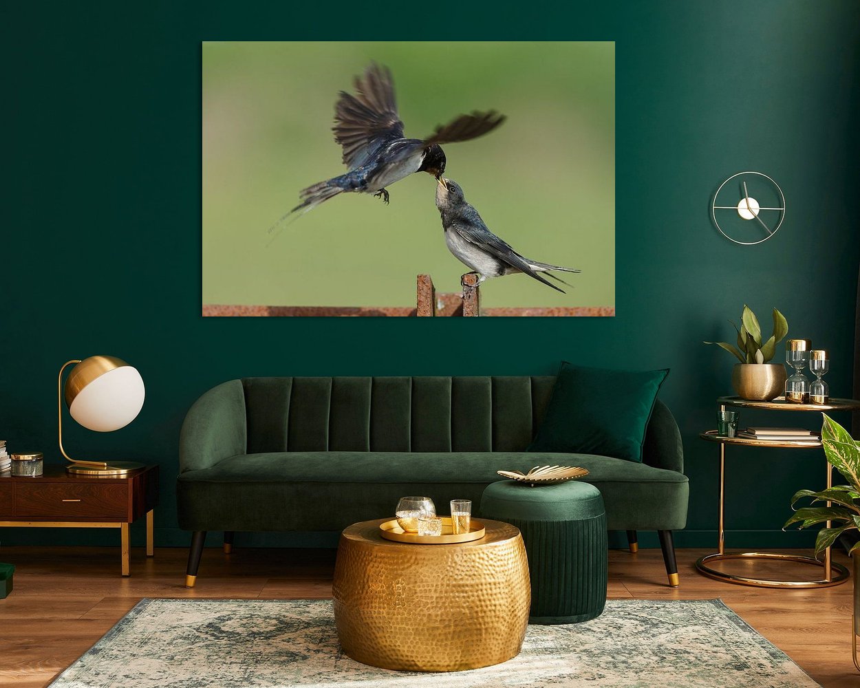 Example of the artwork in a room