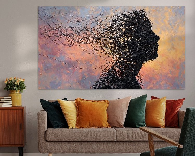 Example of the artwork in a room