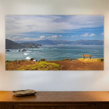 Die schönste Bank der Welt, Galicien, Spanien von Henk Meijer Photography