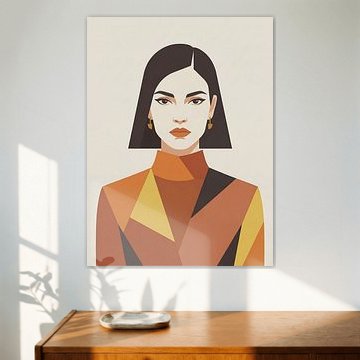 Minimalist Woman Portrait by rendyokt rendy