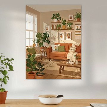 Gemütliche Wohnzimmer-Einrichtung von Bovi Okta