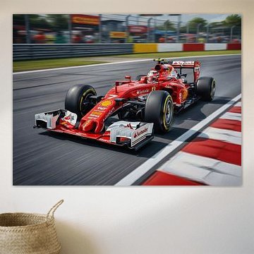 Ferrari F1: Kimi rast durch die Kurven