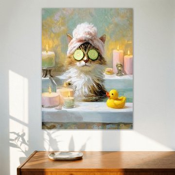 Spa-dag voor katten: ontspanning van IamHome Studio