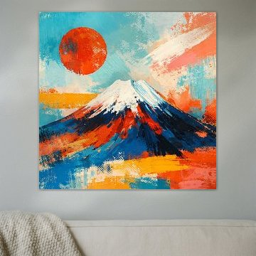 Feuer über dem Berg von ButterflyPix