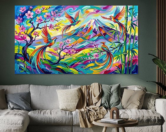 Example of the artwork in a room