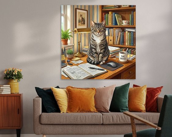 Example of the artwork in a room