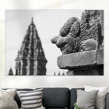 Sculpture of Prambanan temples in Java by Martijn Smeets