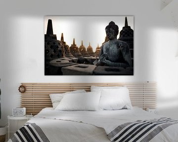Borobudur bij zonsopkomst (Midden-Java, Indonesië) von Martijn Smeets