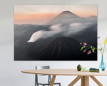 Zonsopkomst Mount Bromo Vulkaan - Oost-Java, Indonesië