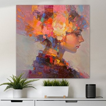 Mind Blowing modernes Porträt von Mad Dog Art