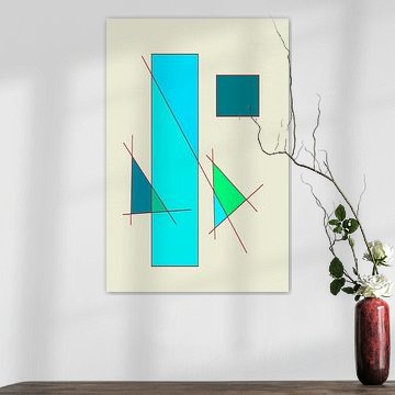 Neo-Suprematist compositions by Dietmar Meinhardt