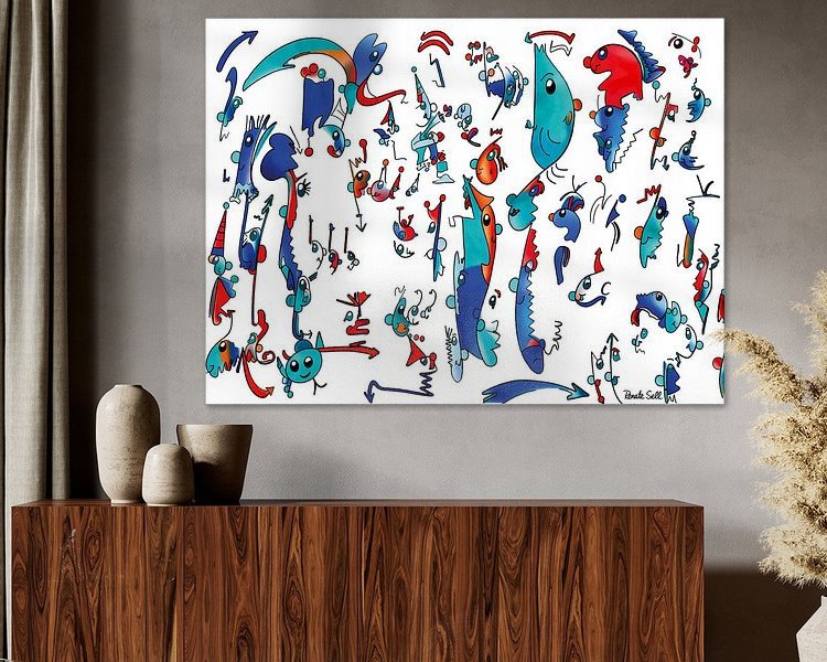 Example of the artwork in a room