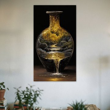 Fluss aus einer Steinvase von TheXclusive Art