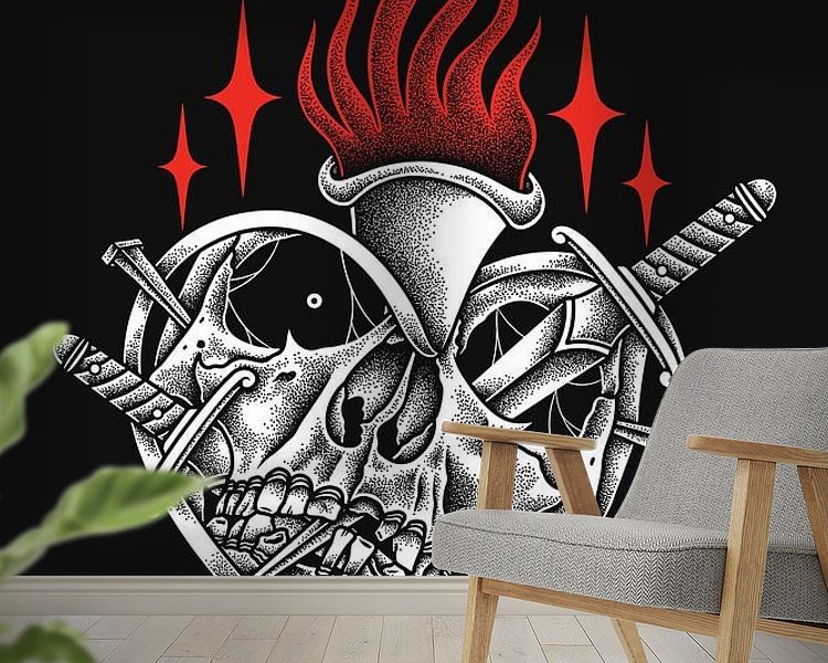 Example of the artwork in a room