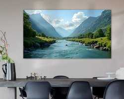 Example of the artwork in a room