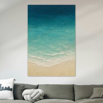 Inselgefühl 3 Ölgemälde (Hochformat) von FoXo Art