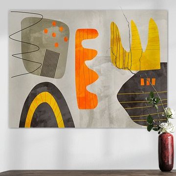 Abstrakte Straßenkunst von Claudio Chagas