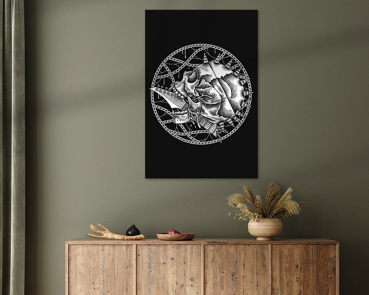 Example of the artwork in a room