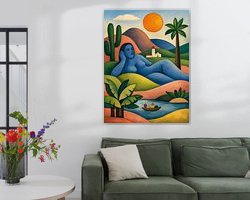 Example of the artwork in a room