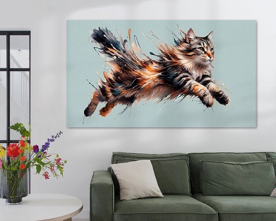 Example of the artwork in a room