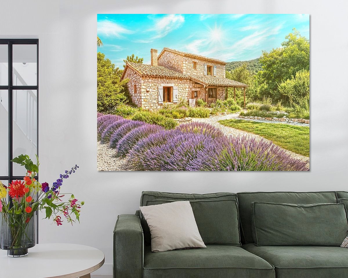 Example of the artwork in a room