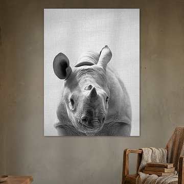 Baby Rhino - Black & White