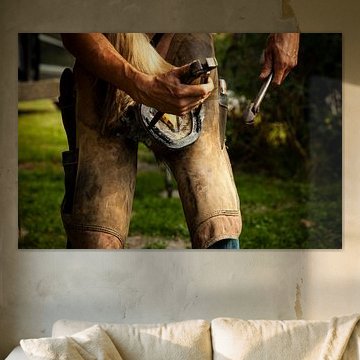 Hufschmied in Aktion von anne droogsma