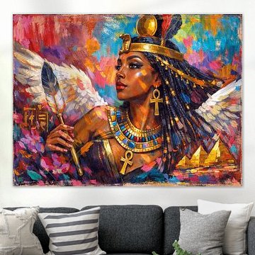 Maät ist die ägyptische Göttin der Malerei. von Johannes