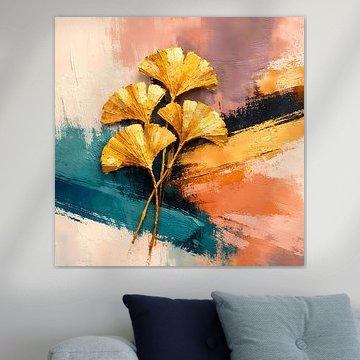 Goldene Ginkgo – Tanz der Blätter im Licht von ButterflyPix