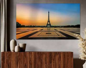 Eiffelturm vom Tracodero aus von Michiel Buijse