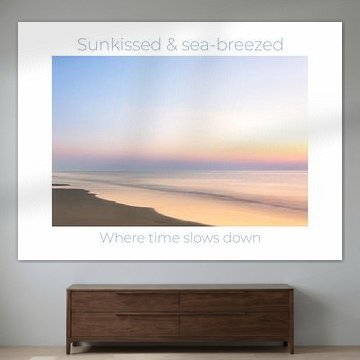 Sunkissed & sea-breezed - pastel keuren zonsondergang foto van Karijn | Fine art Natuur en Reis Fotografie